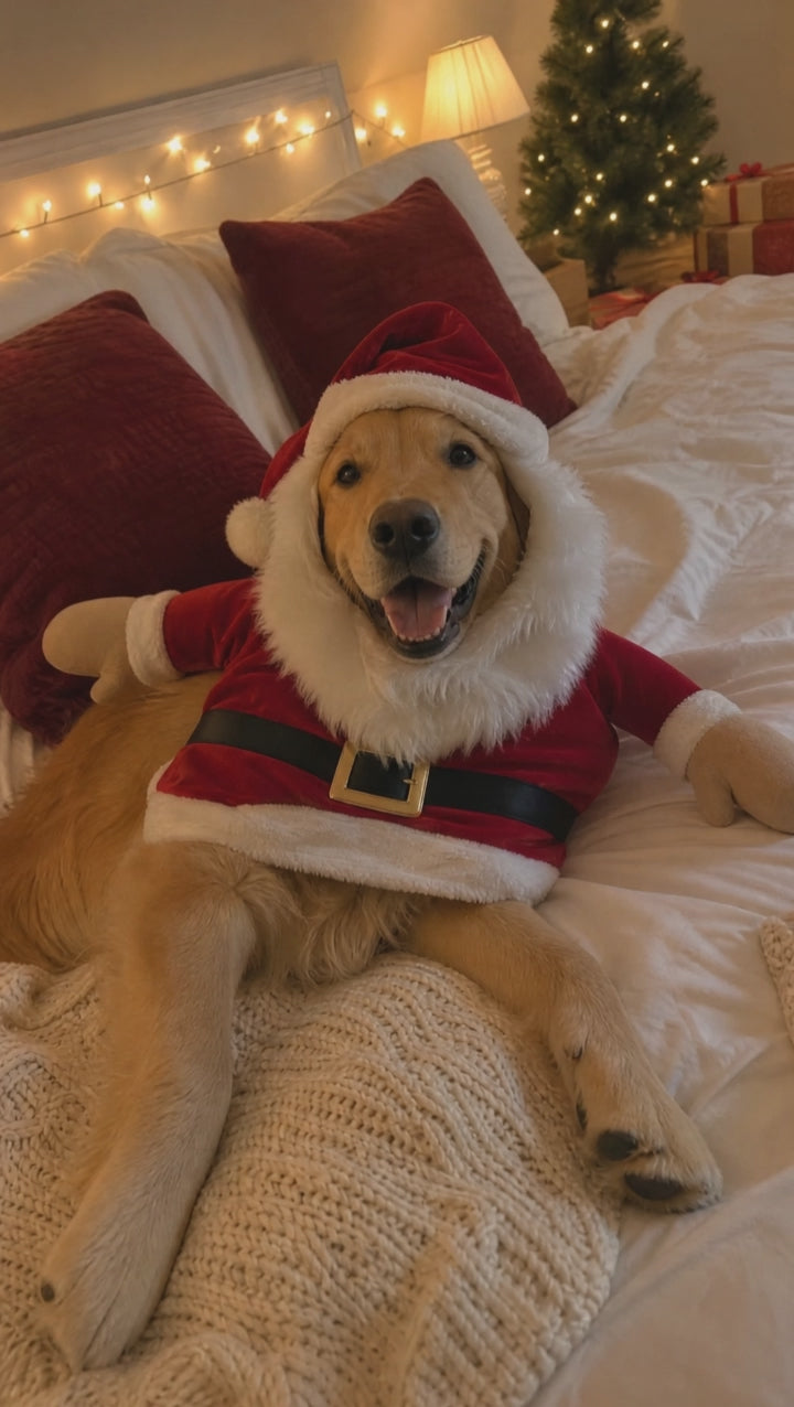 cozy fire santa hoodie